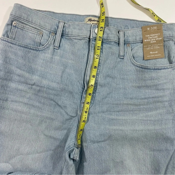 New Madewell The Tall Perfect Vintage Wide Leg Crop Jean NJ397 - Picture 8 of 11
